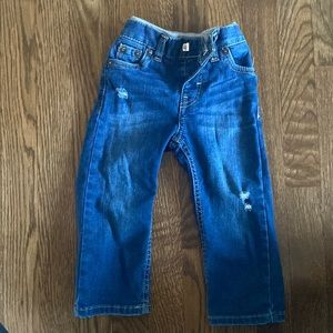 Baby boy Levi jeans - straight leg- worn once! 18mo